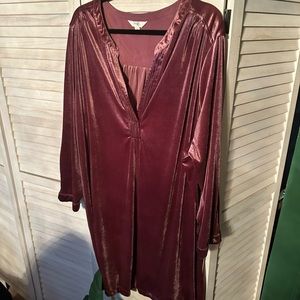 Mauve/Pink Velour dress